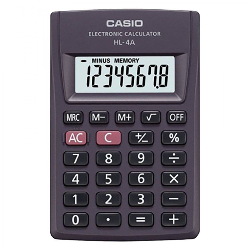 CASIO カシオ 電子計算機ROOT-8 ACアダプタ－付です。計算できます。